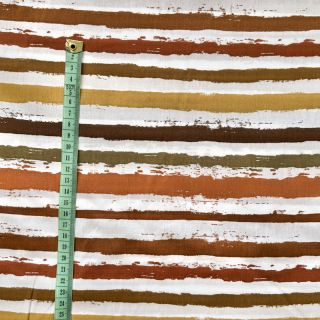 Bavlnená látka Big stripes Snoozy brick