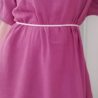 Podwójna gaza/muslin cerise