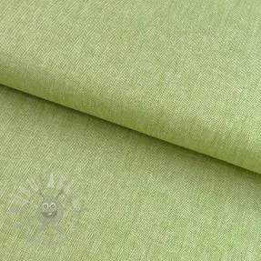 Len bawełna Fishbone lime