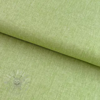 Len bawełna Fishbone lime