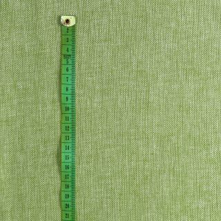 Len bawełna Fishbone lime