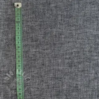 Len bawełna Fishbone black