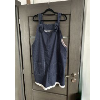 Bawełniana tkanina Petit dots navy