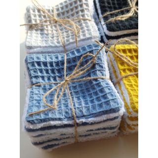 Bawełna wafl blue