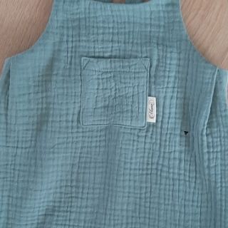 Podwójna gaza/muslin green