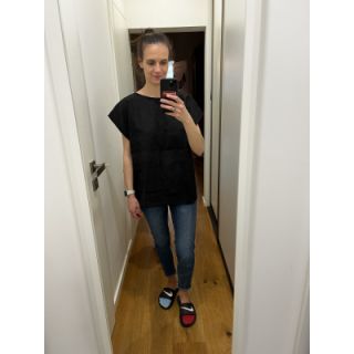 Len enzymatycznie prany black