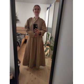 Bavlnená látka s ľanom taupe