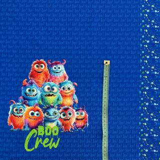 Dzianina dresowa Boo Crewh PANEL digital print