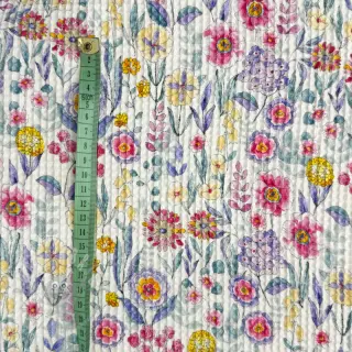 Wafel bawełniany Flowers digital print