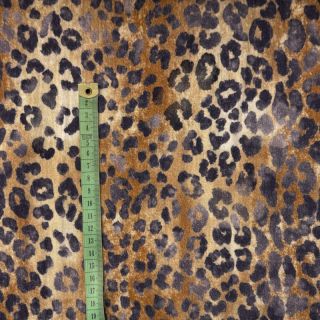 Muślin double gauze Animal skin panther digital print