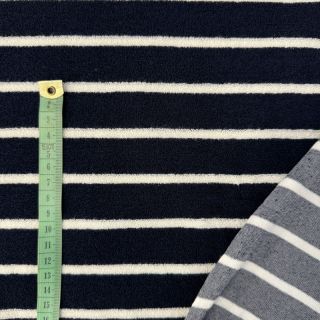 Frotte YARN DYED Stripe BIG dark blue