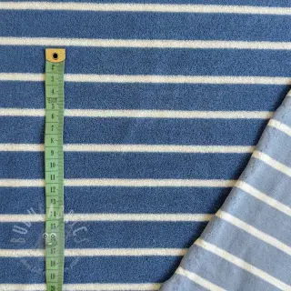 Frotte YARN DYED Stripe BIG light blue