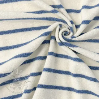 Frotte YARN DYED Stripe SMALL light blue