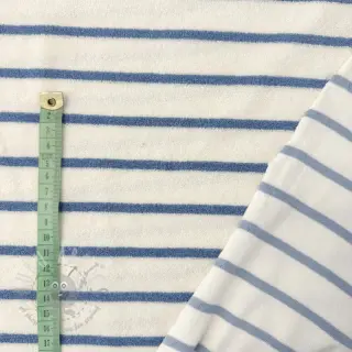 Frotte YARN DYED Stripe SMALL light blue