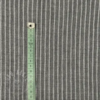 Muślin double gauze YARN DYED Stripes grey