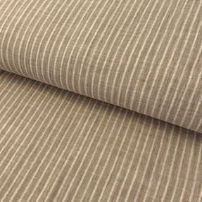 Muślin podwójny YARN DYED Stripes taupe