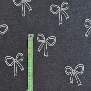 Úplet Glitter bows indigo melange