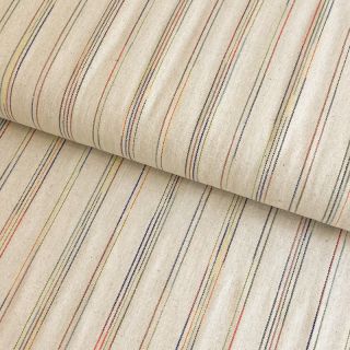 Len wiskoza Multi stripe