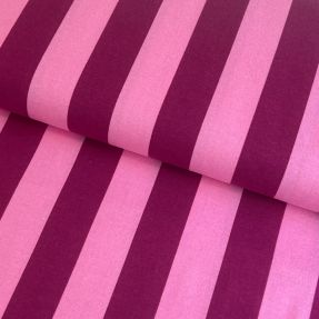 Tkanina bawełniana FLANEL Stripes pink