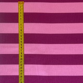 Bavlnená látka FLANNEL Stripes pink