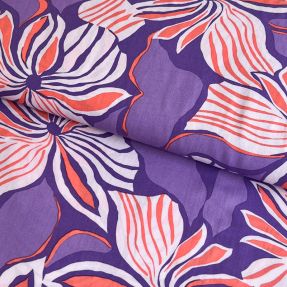 Wiskoza ECOVERO Florals lavender digital print