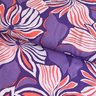 Wiskoza ECOVERO Florals lavender digital print