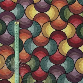 Tkanina dekoracyjna gobelinowa PREMIUM Graphic Wave Scale