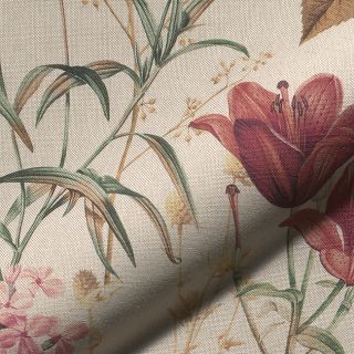 Tkanina dekoracyjna Linenlook premium Flower Dreamy Field digital print