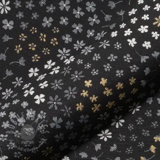 Tkanina dekoracyjna jacquard Flower Mix Sprinkle metallic deluxe