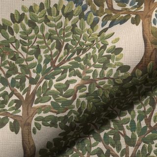 Tkanina dekoracyjna Linenlook premium Trees Art Craft digital print