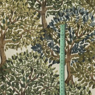 Tkanina dekoracyjna Linenlook premium Trees Art Craft digital print