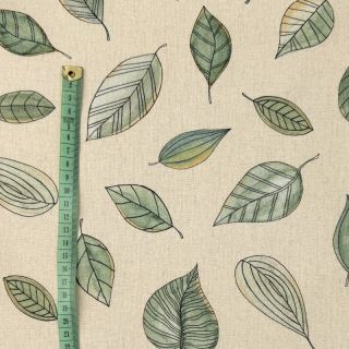 Tkanina dekoracyjna Handpainted Leaf Art digital print