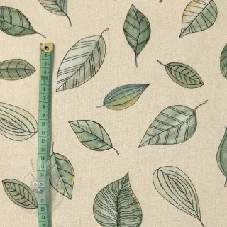 Tkanina dekoracyjna Handpainted Leaf Art digital print