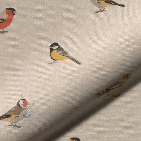 Tkanina dekoracyjna Linenlook Tiny Garden Birds