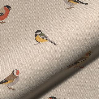Tkanina dekoracyjna Linenlook Tiny Garden Birds