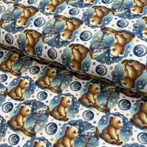 Dzianina Mini animals design A digital print