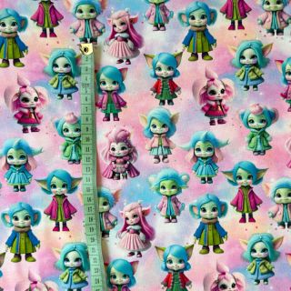 Dzianina dresowa Midgets digital print