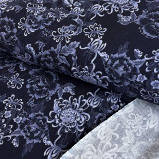 Dzianina dresowa Icy Flowers digital print