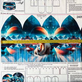 Dzianina dresowa Polar PANEL SET digital print