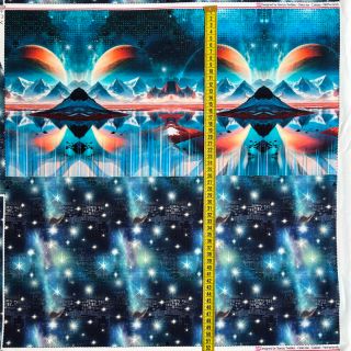 Dzianina dresowa Polar PANEL SET digital print