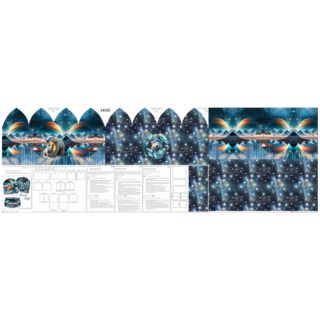 Dzianina dresowa Polar PANEL SET digital print