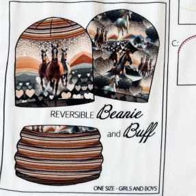 Dresówka Desert Horses PANEL SET digital print
