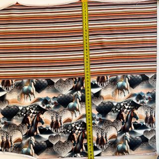 Dzianina dresowa Desert Horses PANEL SET digital print