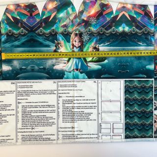 Dzianina dresowa Pet Fairy PANEL SET digital print