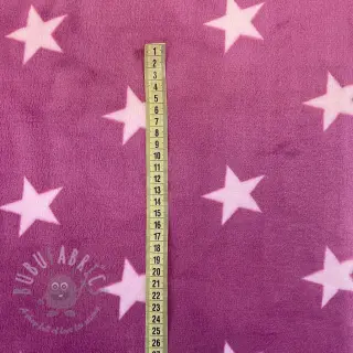 Wellness Fleece Stars pink light pink