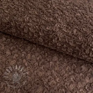 Sztuczne futro Curly mocha