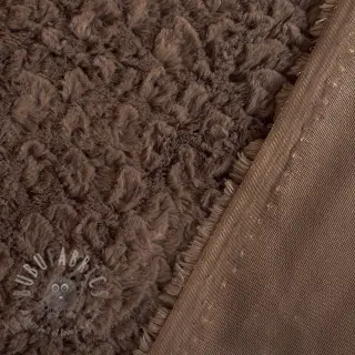 Sztuczne futro Curly mocha