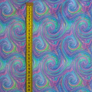 Dzianina dresowa Magic colours purple digital print