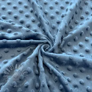 Minky steel blue