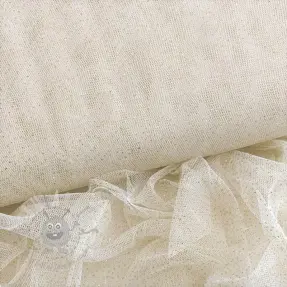 Tiul TUTU ROYAL SPARKLE ecru złoty